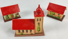 Vintage German Putz Houses Lot