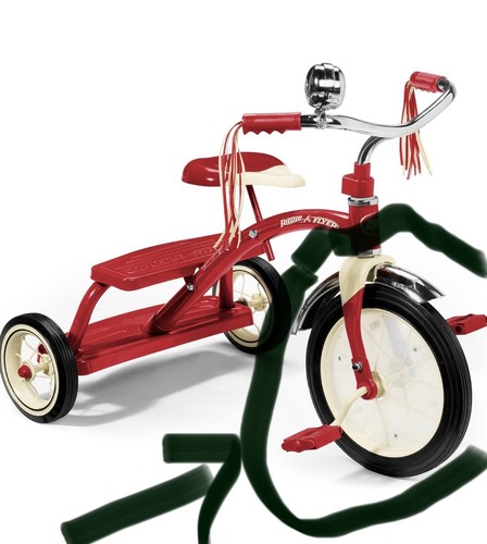 Radio flyer dual - deck, tricycle