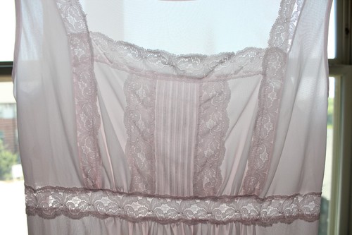 Vtg 1970s pink sheer - vtg,