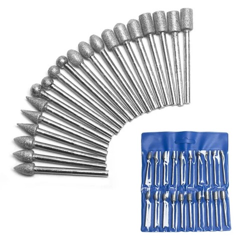 20pcs diamond grinding bits - diamond,
