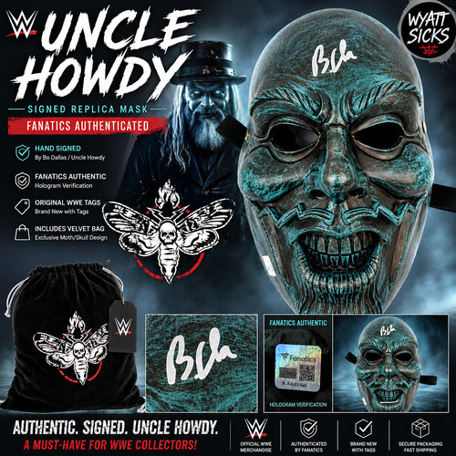 Wwe uncle howdy signed - wwe,