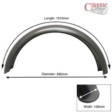 Rear Plain Steel Mudguard /