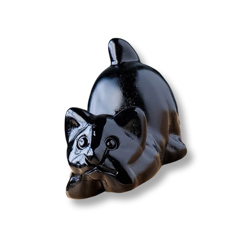 Cute crystal cats figure - cute,