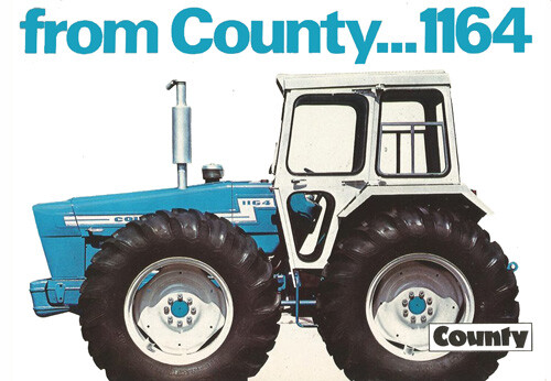 Vintage county tractor 1164 - vintage,