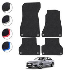 Car Mats for Audi A4 (2016+) Carpet Colour Trim Tailored Fit Easy-Clean Set