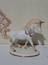 Vintage 1991 Franklin Mint Treasury Of Unicorns 'PASTEL'  Unicorn, 4 Inches High