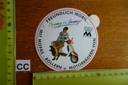 Old sticker motorcycle - sticker,