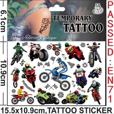 🏍 SUPER BIKES Fake Tattoos