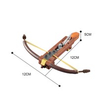 ZITIANYOUBUILD Usable Crossbow Model with Four Arrows 57 Bricks for Adults Gift