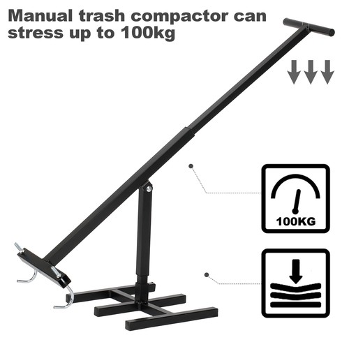 Wheelie bin compactor rubbish - bin,