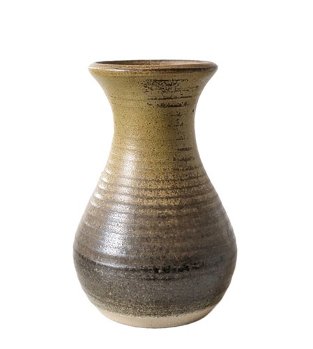 Studio pottery vase - pottery,