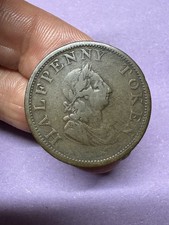 {518} IRISH - Halfpenny George III HARP 1819. W.1995 RR