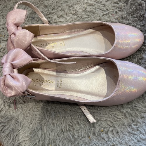 Monsoon girls pink glitter - girls,