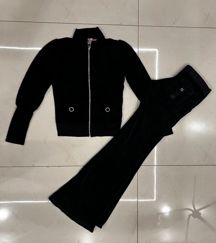 Juicy couture black velour - juicy,