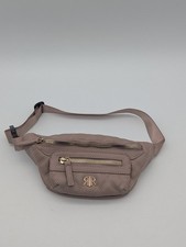 River Island Light Pink Quilted Faux Leather Bum Bag Fanny Pack