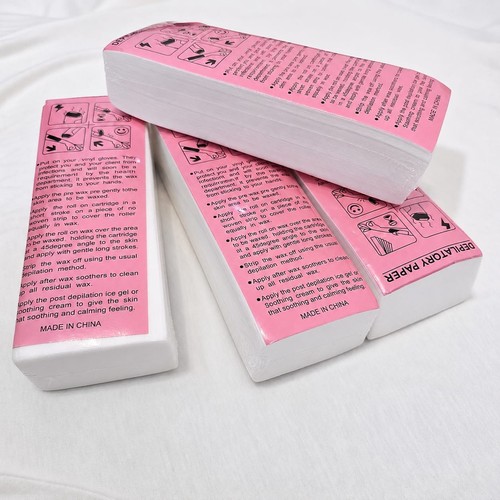 Paper wax strips non - wax,