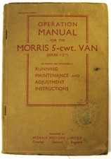 MORRIS 5 cwt Series Z Van