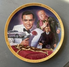 James Bond Goldfinger Commemorative Plate