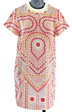 HOLLY FULTON Silk Dress Retro