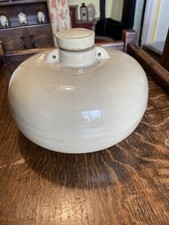 Vintage Stoneware Bed Foot Warmer C & S England Hot Water Bottle