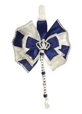 Navy and white - navy, personalised