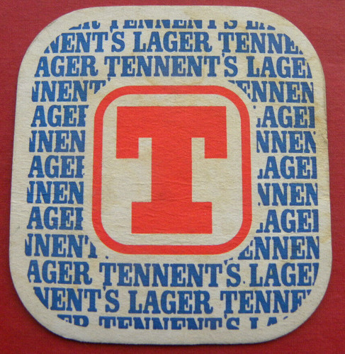 Tennents beer mat - beer,