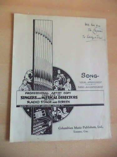 Signed ierne montague own - signed, my