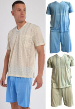 SUMMER Mens Pyjamas Shorts Set