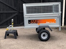 NEW Assembled ERDE 122 Camping Car Trailer with 400mm Mesh Sides Included 400kg