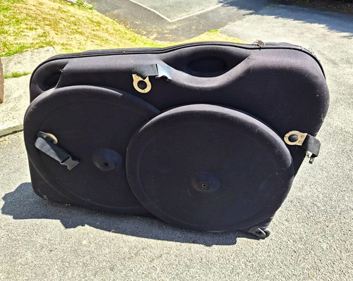 Black rigid bike case with - bike,