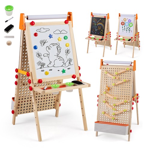 Costway wooden kids art - costway,