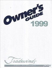 1999 Tradewinds Diesel Motor Home Owner Manual National RV Motorhome Guide Book