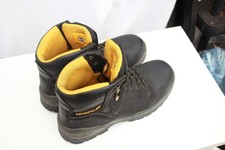 Mens CAT Safety Boots - Size 9 - S3 Wide Steel Toe Cap Leather Industrial