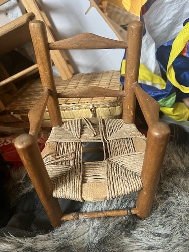 Wooden dolls bears chair - dolls/bears,