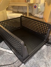 6 Black Stackable File Tray
