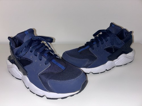 Nike huarache navy blue white - nike, blue/white