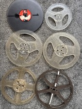 6 X Plastic Reel To Reel Spools