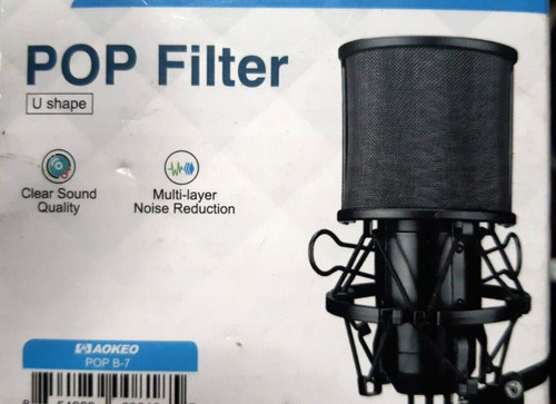 Microphone pop filter - microphone,