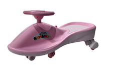 Wiggle Swing Car Ride-On Toddler Push Scooter Toy for Children – Pink