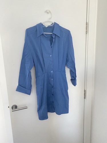 Zara blue shirt - blue, long