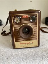 Vintage Kodak Brownie Flash IV Camera & Case