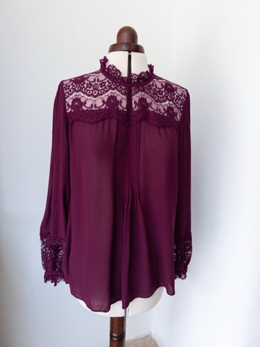 Boden burgundy wine lace - boden,
