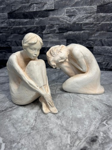 Pair vintage plaster like - of,