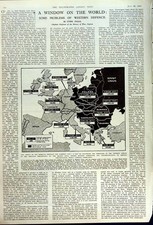 Old Vintage Print 1949 Dinghy Racing Sport Torbay Rakhsh Phantom Map War 20th