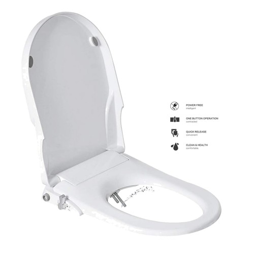 Combined toilet seat - toilet,
