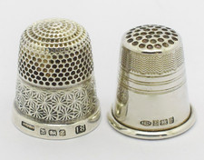 2 Sterling Silver Thimbles