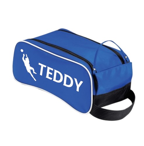 Personalised football boot bag - football,