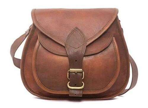 Leather bag vintage handmade - leather,
