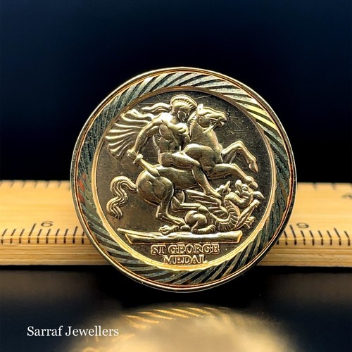 9ct yellow gold full george - gold, st