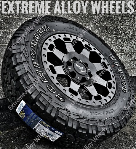 Black at5 alloy wheels - 16", for